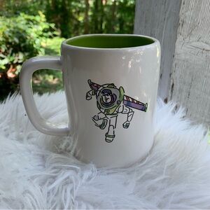Rae Dunn Disney Pixar To Infinity Toy Story Green & White Mug